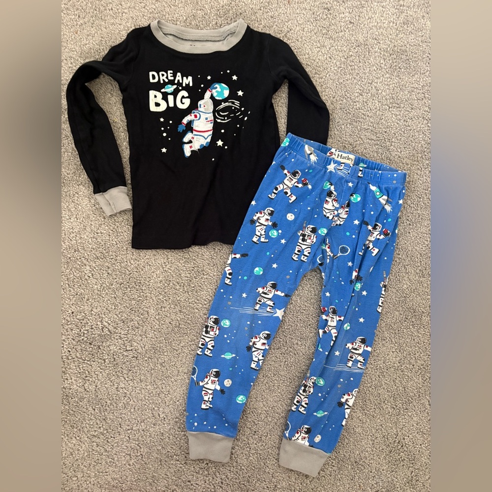 Hatley Toddler Boy Space Astronaut Pajama Set Size 4